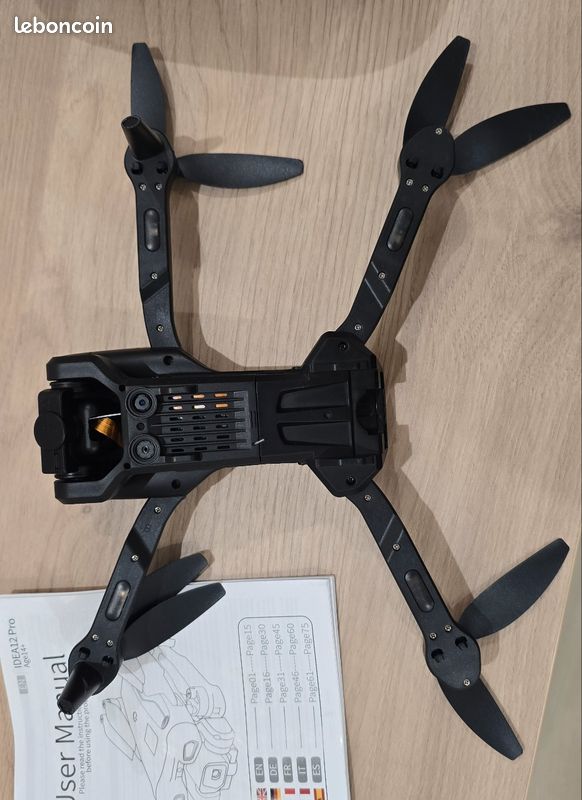 Drone pour Enfant avec Caméra 720P HD, Drone Quadricoptère FPV WiFi Télécommandé, Mode sans Tête