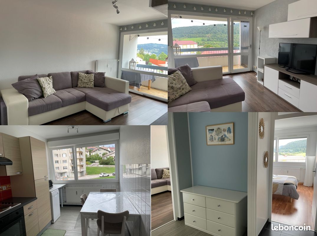 Appartement 3 pièces 58 m² · à Villers-le-Lac · 58 m² · 850 €/mois