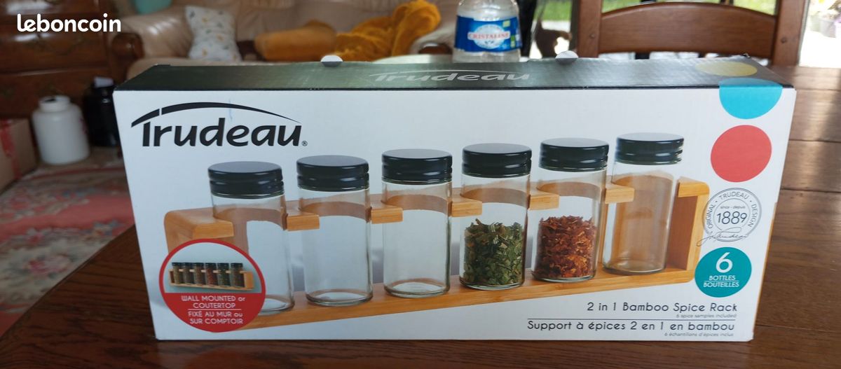 étagère support bouteilles à épices Trudeau (image 1)