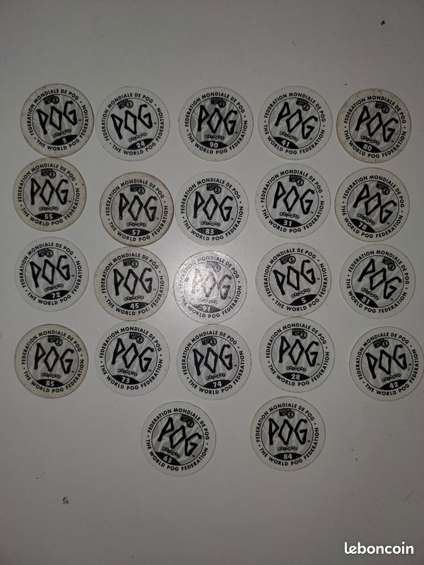 Lot Pogs The MASK série complète