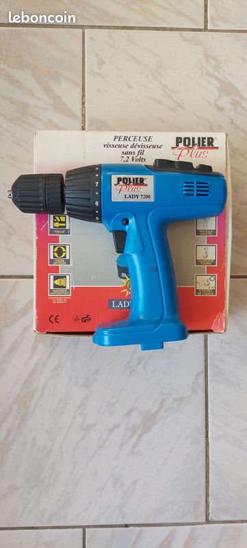 Visseuse -Deviseuse sans fil Power Plus LADY 7200 – 7,2 V (image 1)