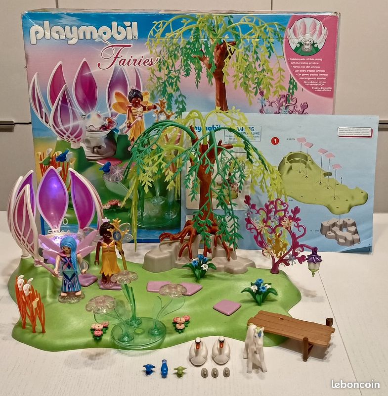 Ile des fées avec fontaine de pierres précieuses Playmobil 5444