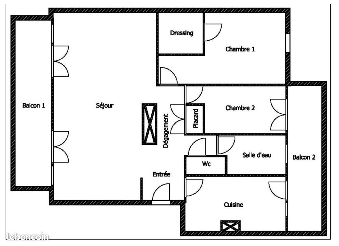 Appartement 3 pièces 89 m² · à Montpellier · 89 m² · 1 650 €