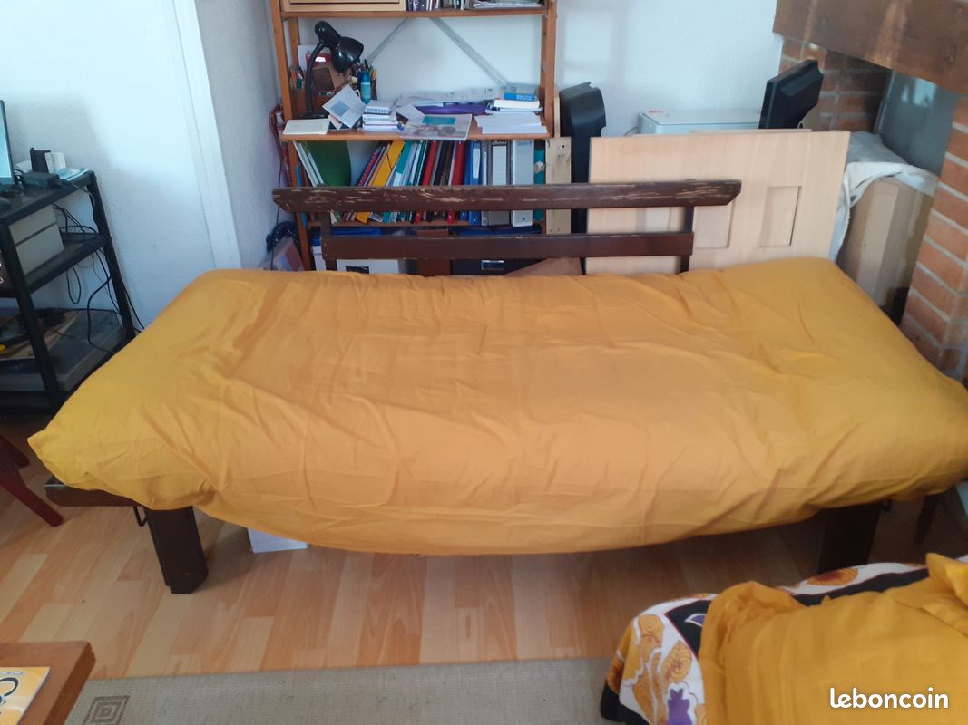 Banquette futon convertible lit 1 place (image 3)