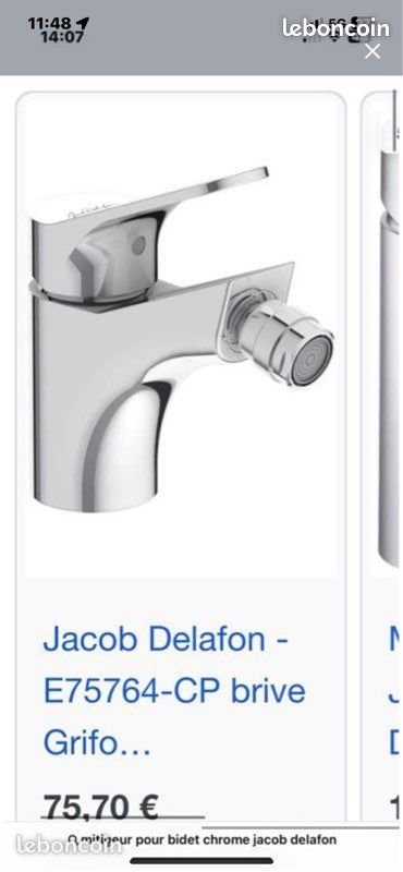 Mitigeur pour bidet flexible (image 1)