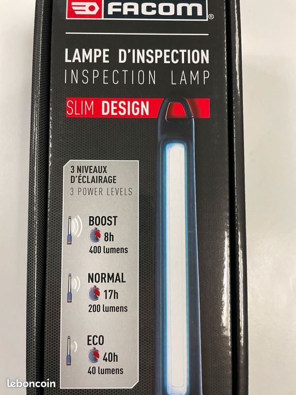 Lampe baladeuse facom slim sans fil led (image 2)