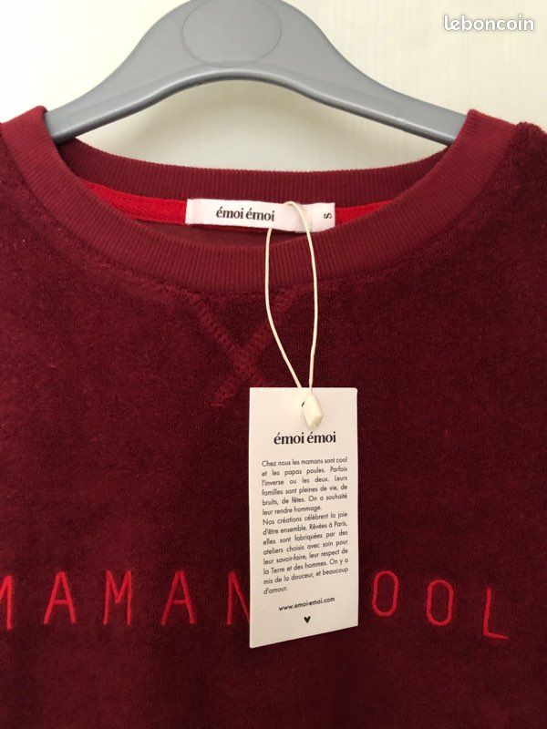 Pull emoi emoi « maman cool » neuf (image 2)