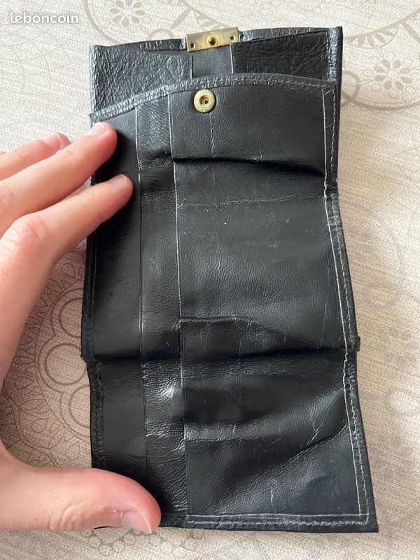 Portefeuille cuir noir (image 5)