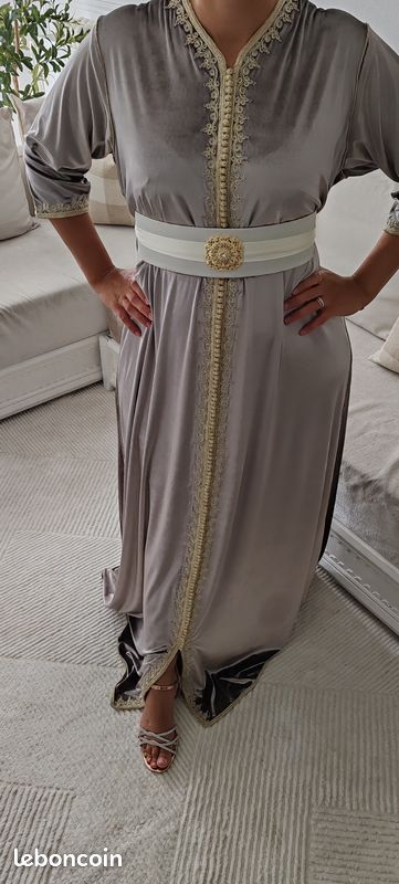 Caftan Moderne Caftan Couleur Bronze Caftan Moderne Vêtements