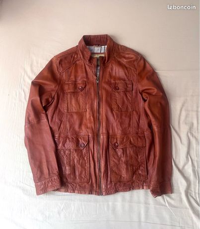 Doudoune Oakwood Taille S Rouge Et Noir - Occasion En Parfait état - Capuche, Chaude