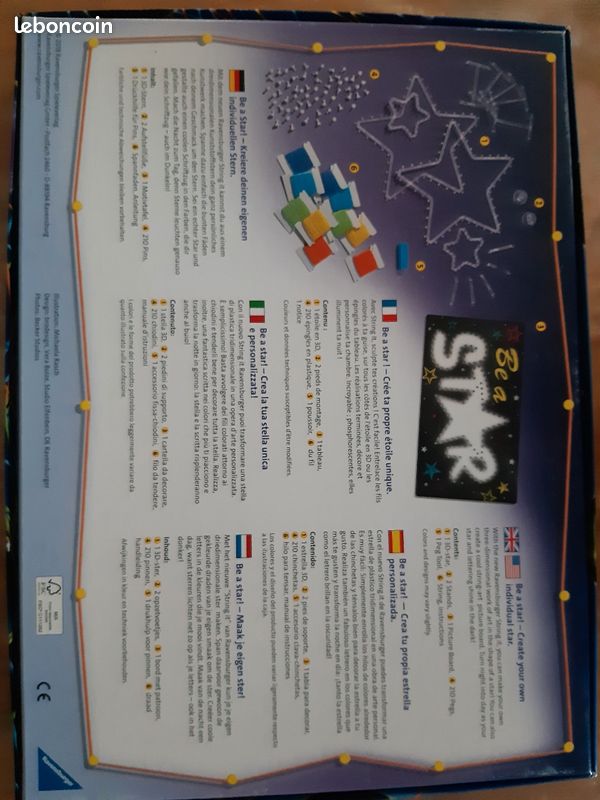 Jeu loisir créatif Ravensburger "String It" Glow in the dark (image 3)