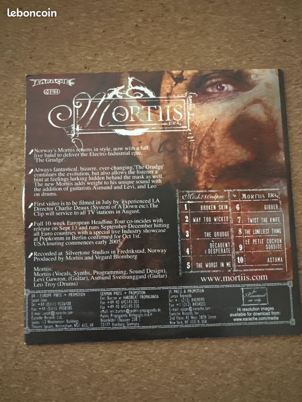 Cd promo metal - mortiis (image 2)