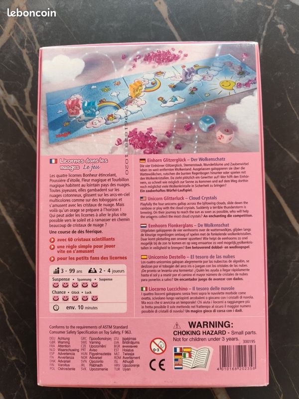 Jeux Licorne dans les nuages HABA (image 2)