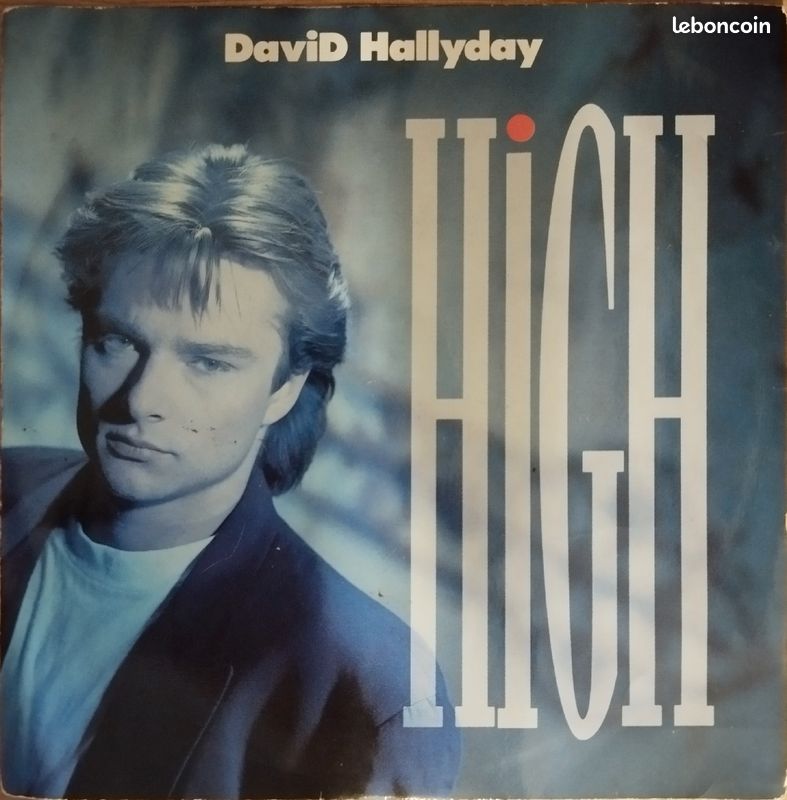 Vinyle 45 tours David Hallyday " High " (image 1)