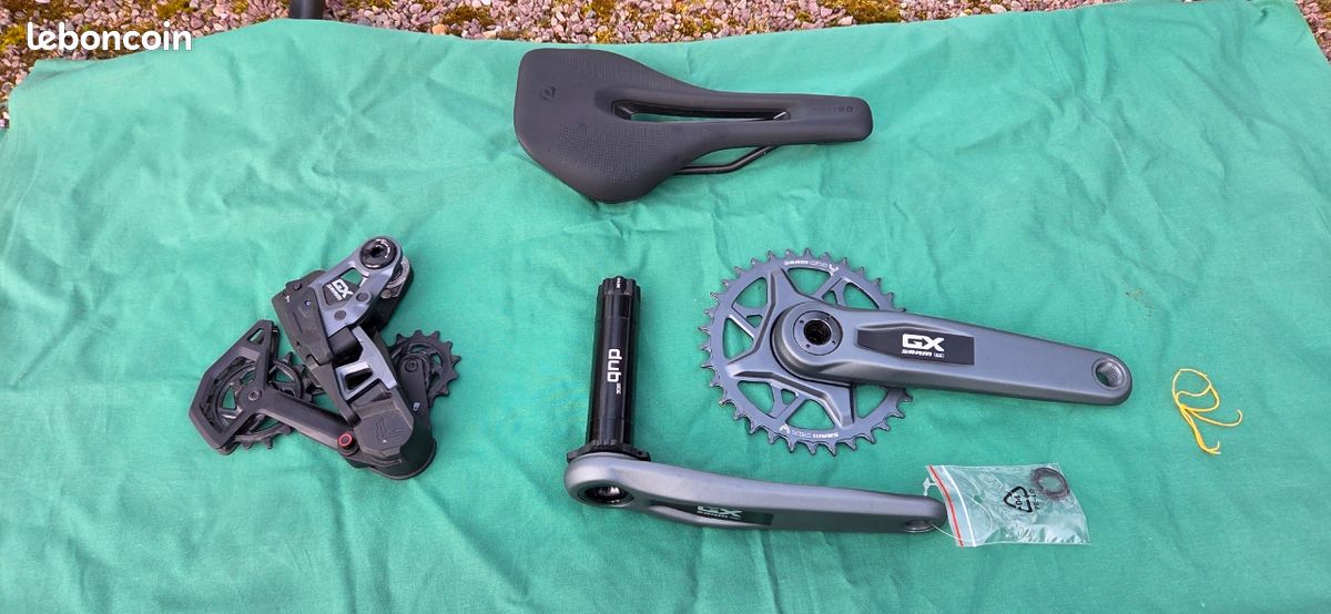 Guidon Plat SCOTT Vintage VTT – 25,4 Mm – Largeur 555 Mm – Alu Noir – Occasion
