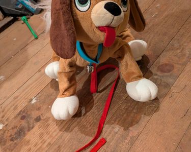Peluche Les Toufous : Chien marron - Jeux et jouets Giochi Preziosi