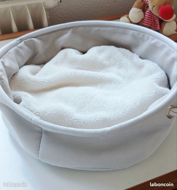 Panier moelleux chat chien diametre 40 cm (image 1)