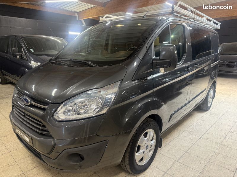 Ford TRANSIT CUSTOM FG 290 L1H1 2.2 TDCI 125CH LIMITED CABINE APPROFONDIE (image 1)