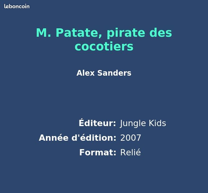 M. Patate, pirate des cocotiers (image 2)