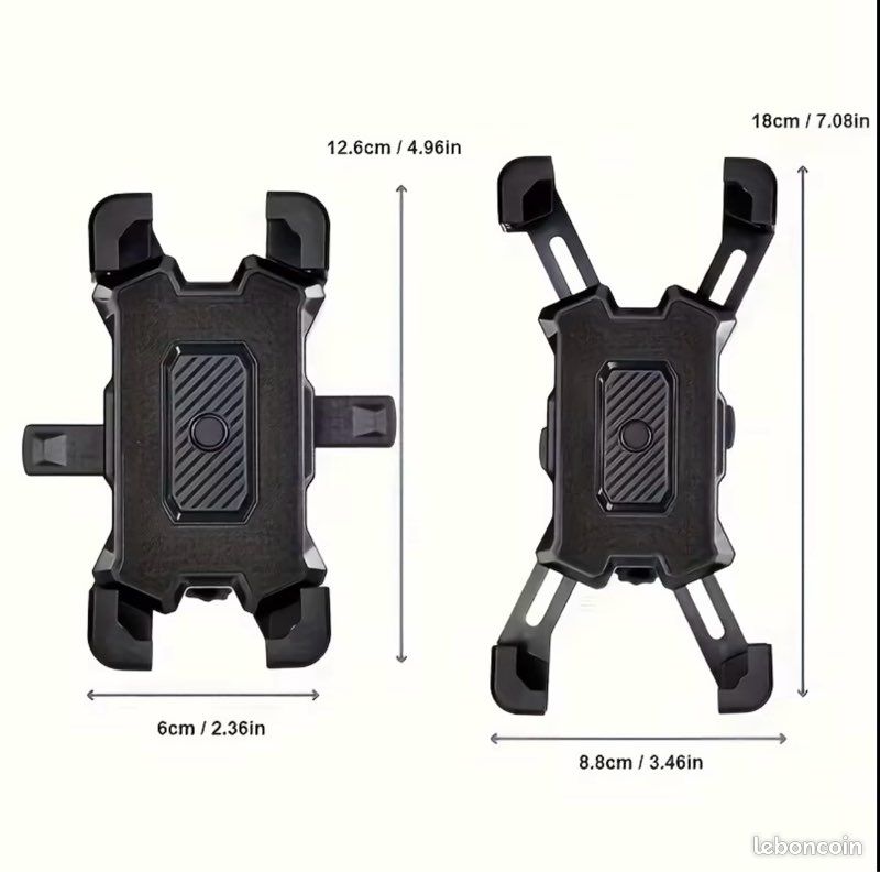Support Téléphone / GPS Anti-Tremblement Vélo & Moto 🚴🏍️ (image 4)