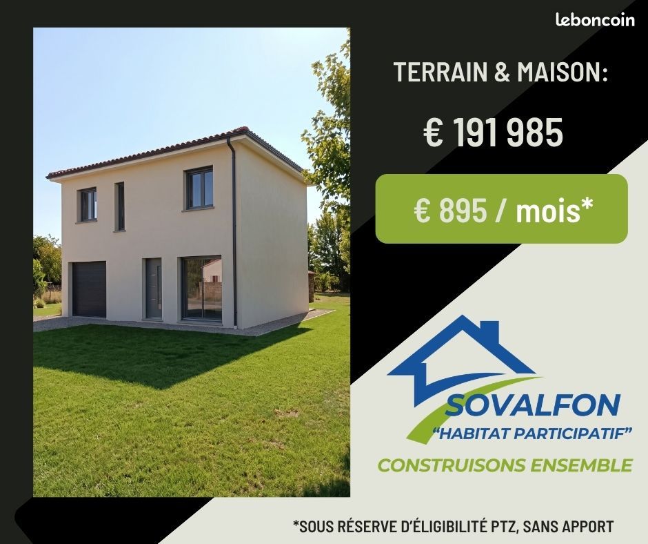 Maison 4 pièces 93 m² · à Beaulieu · 93 m² · 191 985 €
