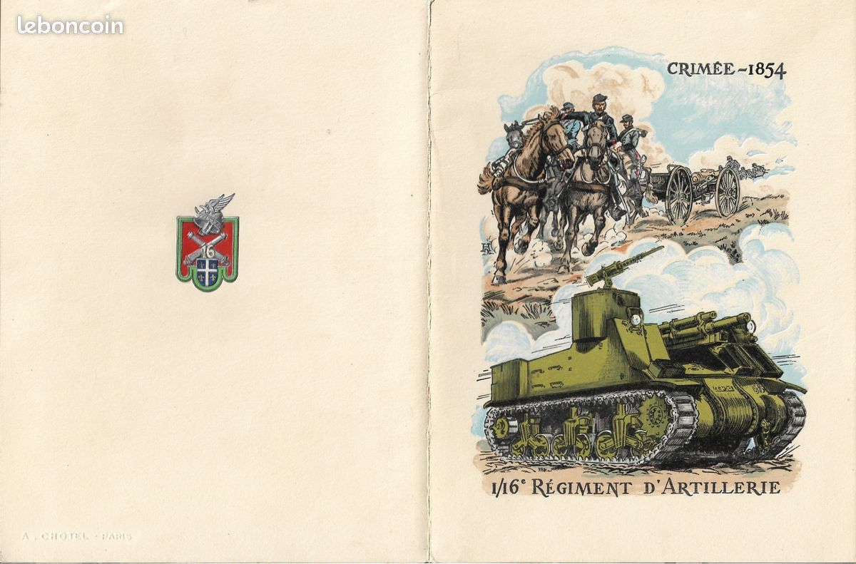 CACHET - 108ÈME régiment d'artillerie lourde - Vernon EUR 2,50