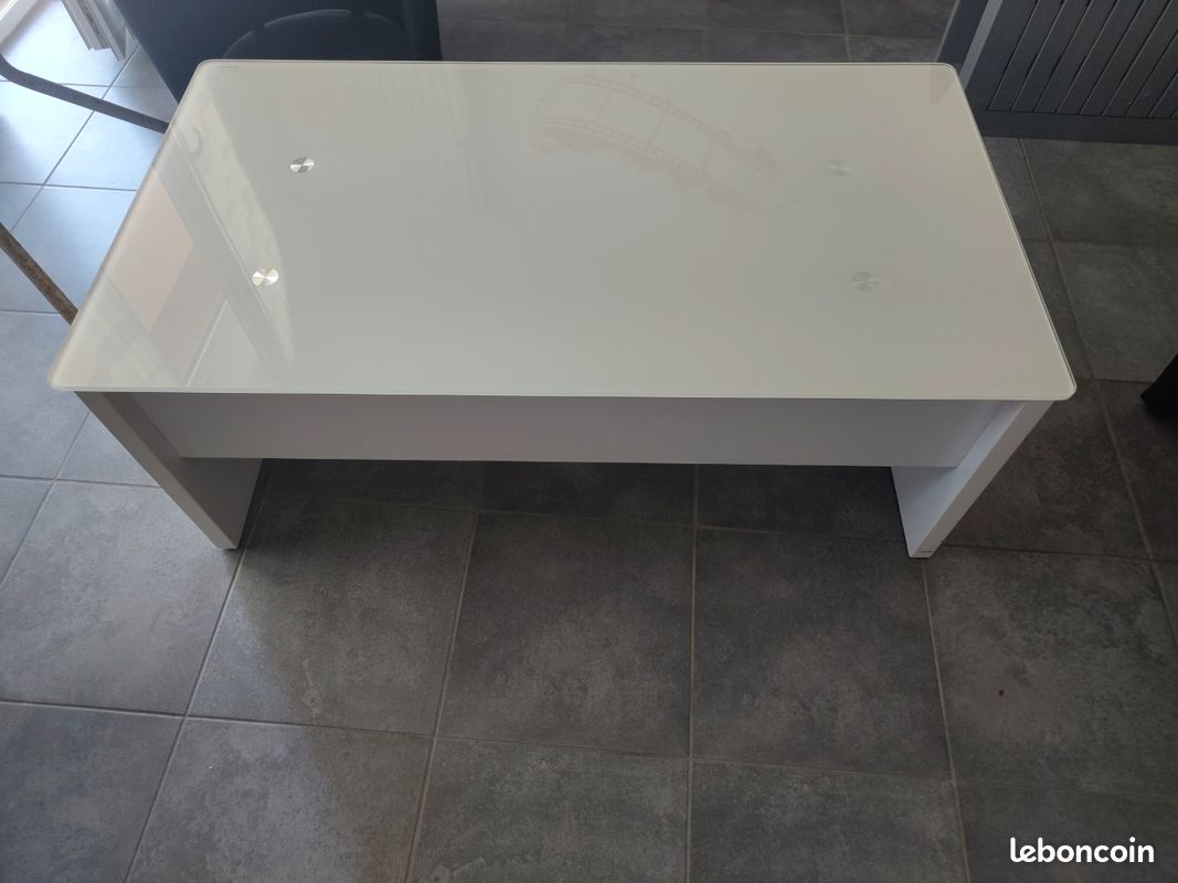 Table basse relevable (image 1)