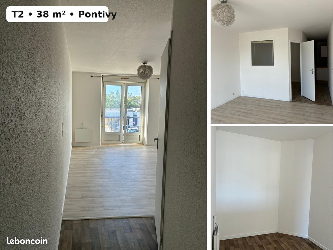 Appartement 2 pièces 38 m² · à Pontivy · 38 m² · 565 €/mois