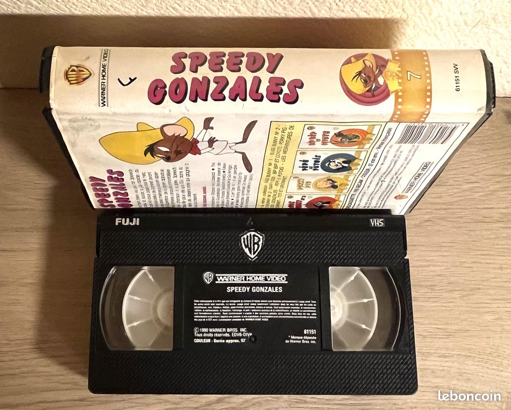SPEEDY GONZALES : VHS 1990 du dessin animé - "collection du 50ème anniversaire" (image 3)