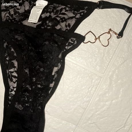 Lot De 3 Strings Miley Lingerie Taille L (42/44) - Blanc, Neuf Avec étiquettes