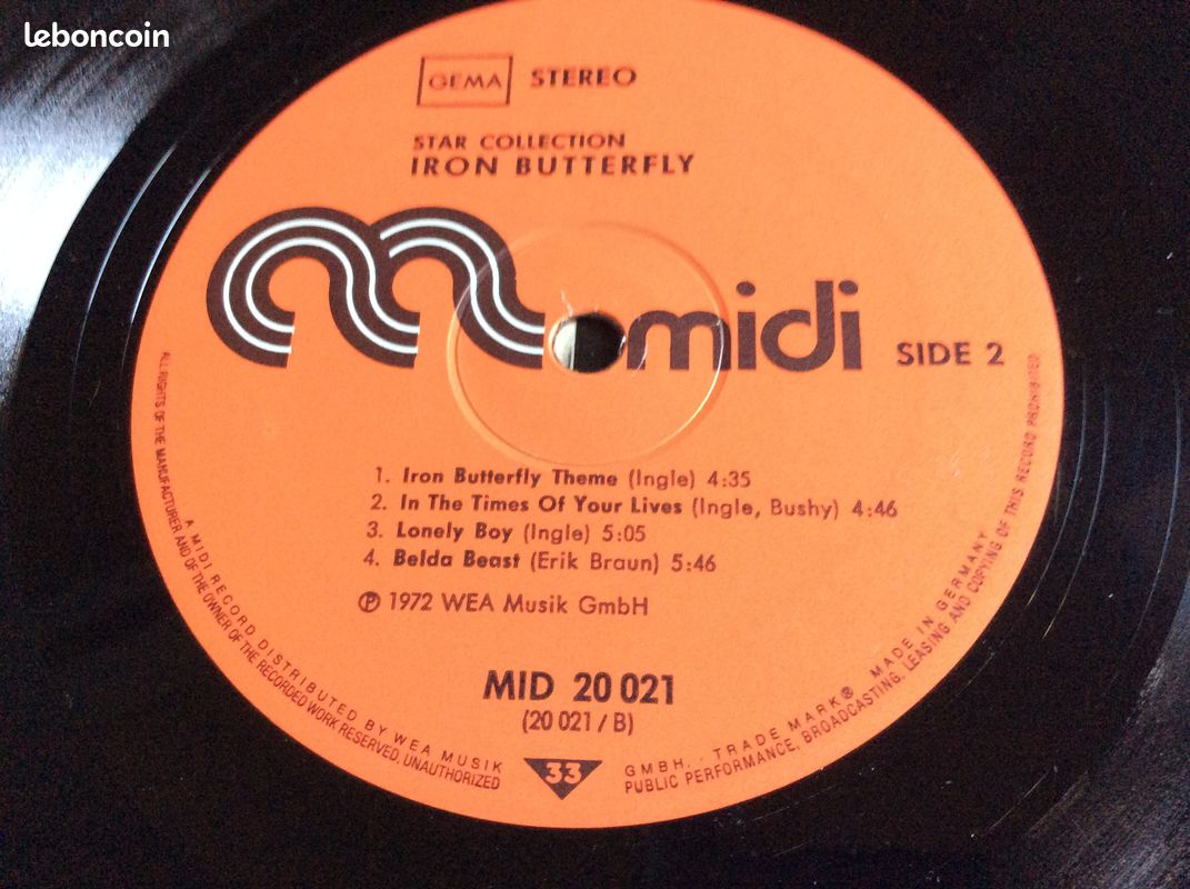Rare earth / iron butterfly / osibisa / titanic (image 6)