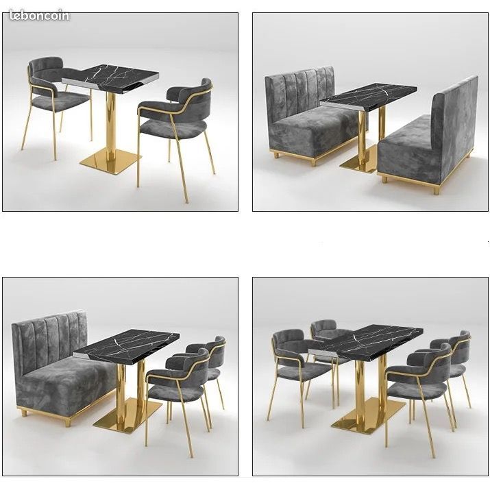 Banquette Restaurant-Mobilier Professionnel CHR et Chaise de Restaurant (image 1)