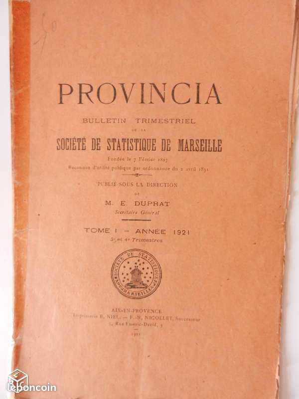 Provincia, marseille 1921 (image 1)