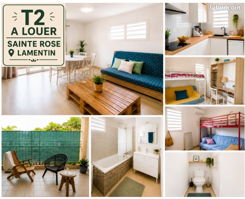 Appartement 5 pièces 60 m² · à Sainte-Rose · 60 m² · 800 €/mois