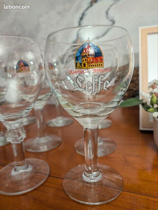 9 verres à bière leffe (image 3)