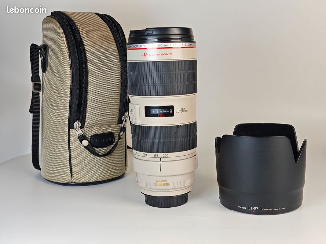 Objectif CANON EF 70-200mm f/2.8 L IS II USM (stabilisé version 2) en superbe état - Photo, audio & vidéo