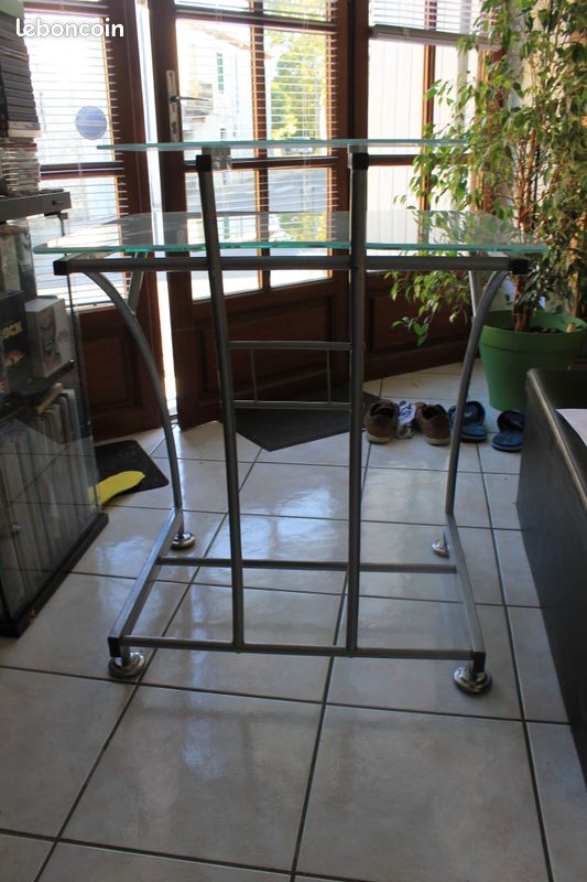 Bureau en alu et verre (image 3)