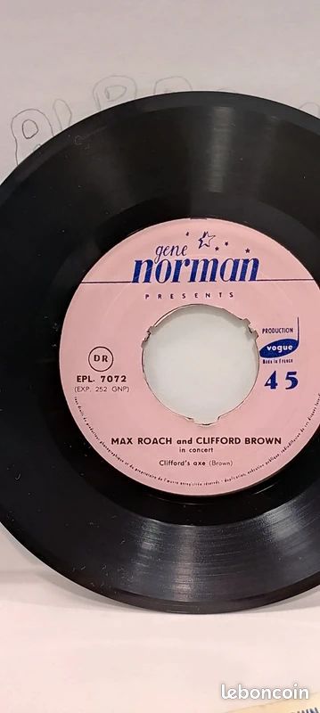 Vinyle jazz Gene Norman présente Max Roach and Clifford Brown en concert printemps 1954 (image 4)