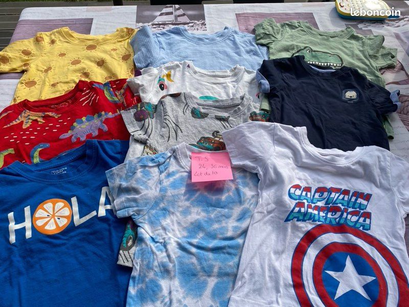Lot de 10 t-shirt (image 2)