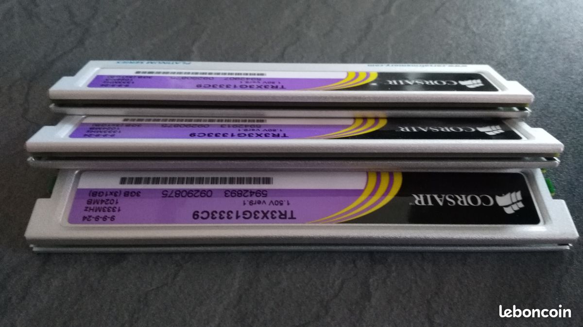 Corsair XMS3 Platinium Go (3x Go) DDR3 1333 MHz TR3X3G1333C9