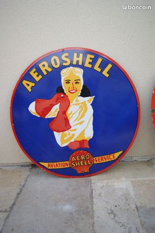 Plaque émaillée bombée SOLEXINE ENERGOL SOLEX HUILE VELOSOLEX 15 CM