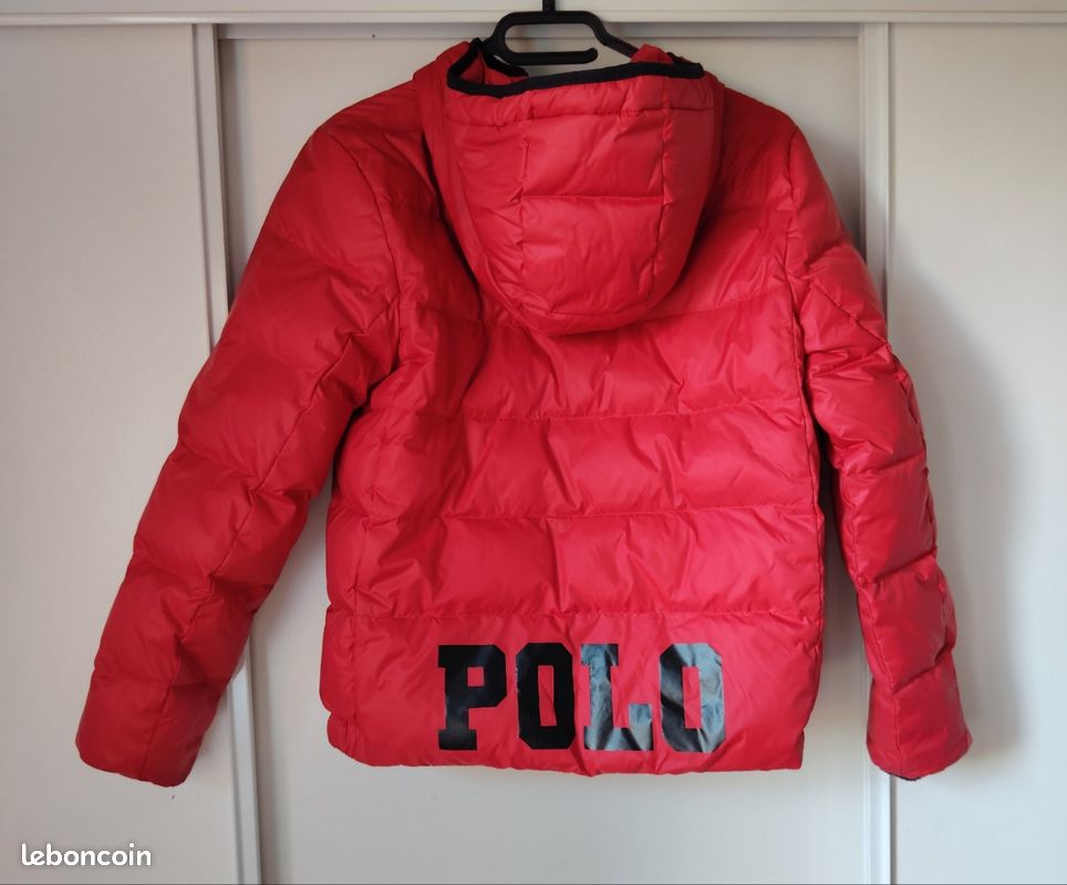 Doudoune Ralph Lauren rouge, L (14-16 ans) (image 2)