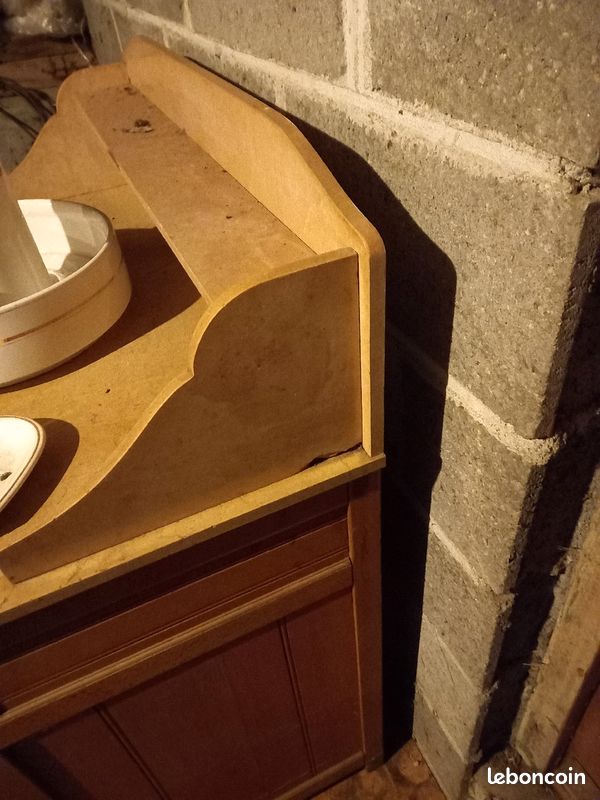 Table toilette avec accessoires largeur 86 prof.46 et haut 80 (image 2)