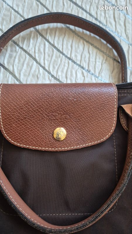 Sac Longchamp M marron (image 5)