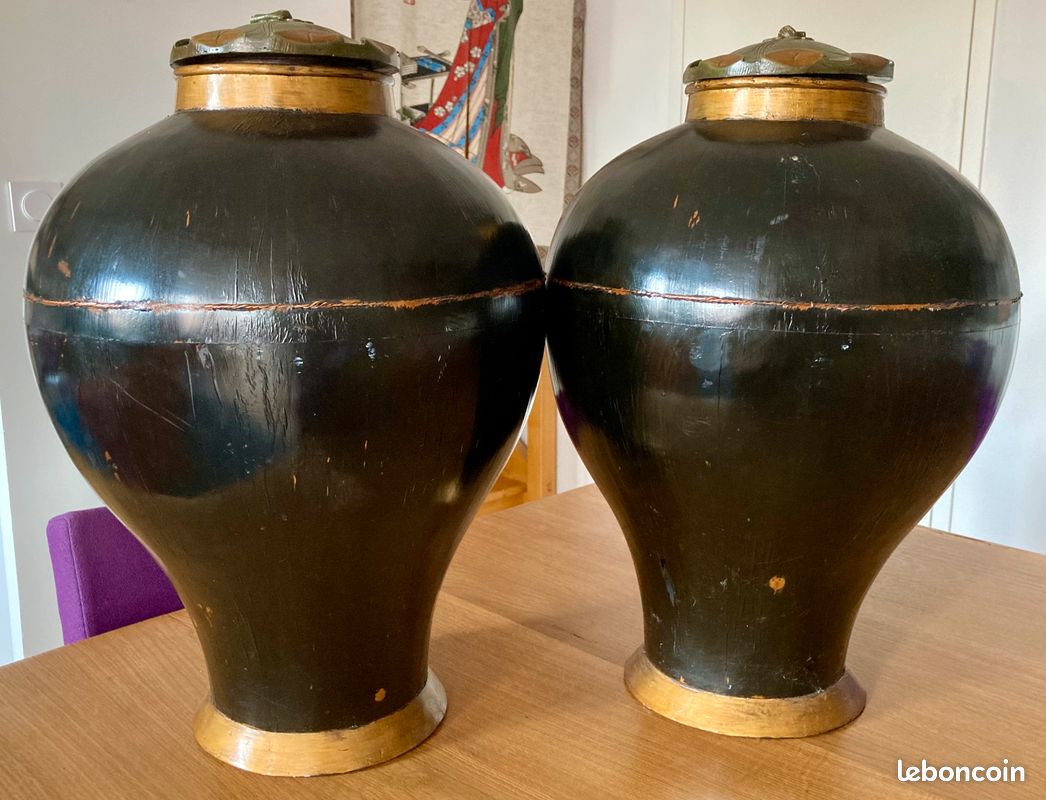 2 boîtes à riz chinoises (brocante) (image 2)