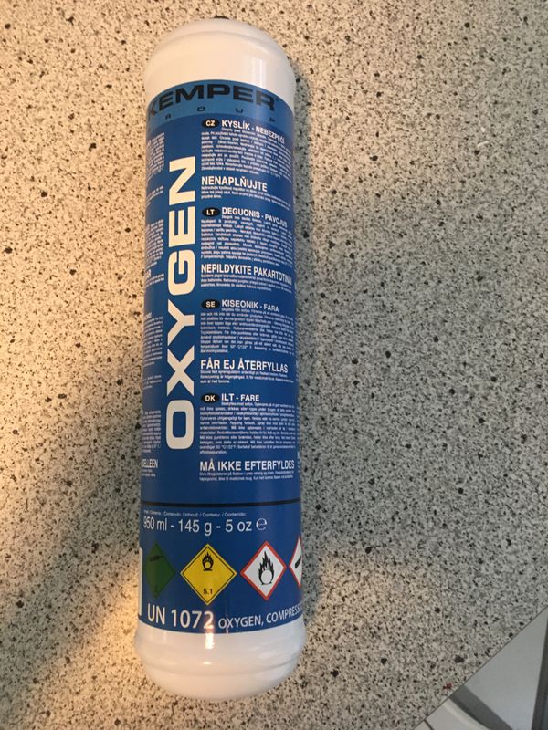 Bouteille OXYGENE KEMPER 950 ML