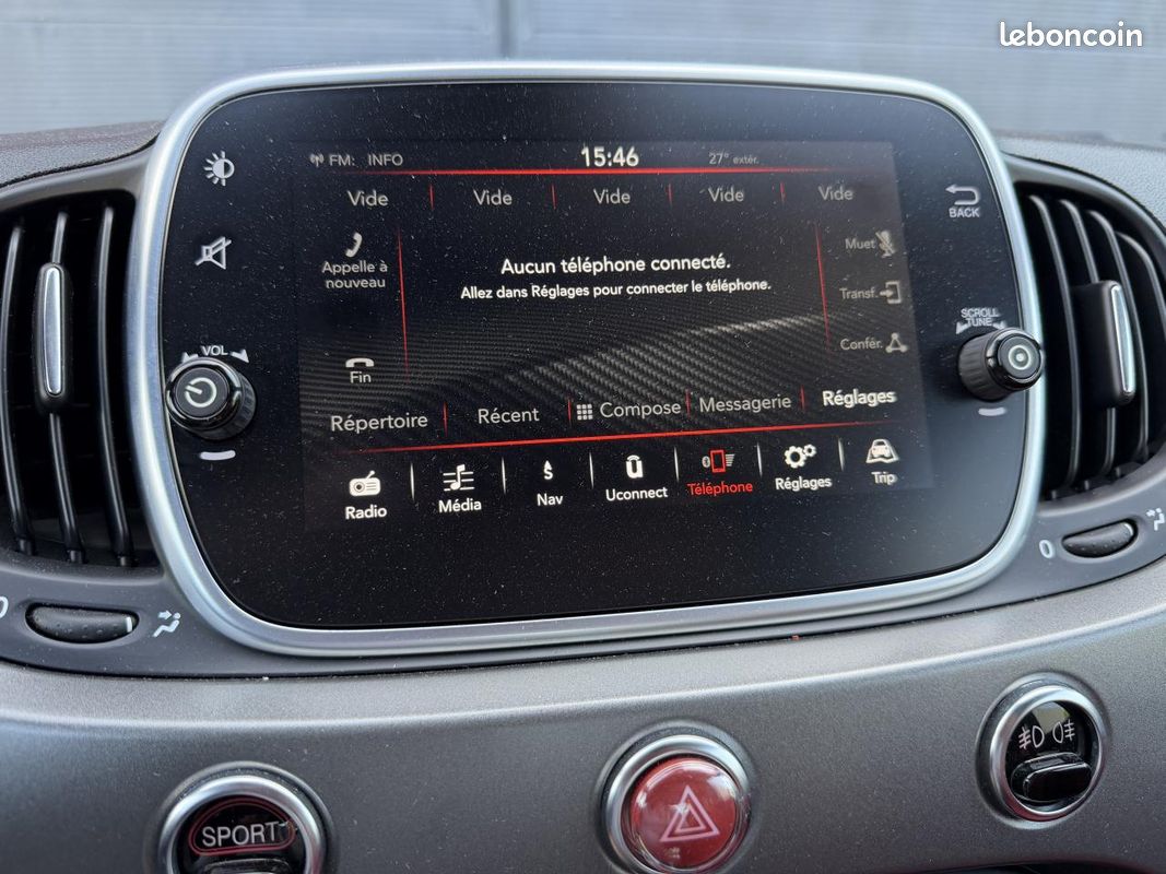 ABARTH 595 E6D TEMP 595 1.4 Turbo 16V T-Jet 165 ch BVM5 Turismo (image 37)