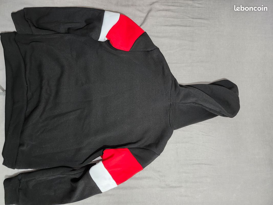 Sweat à capuche NASA Rouge et Noir (image 2)