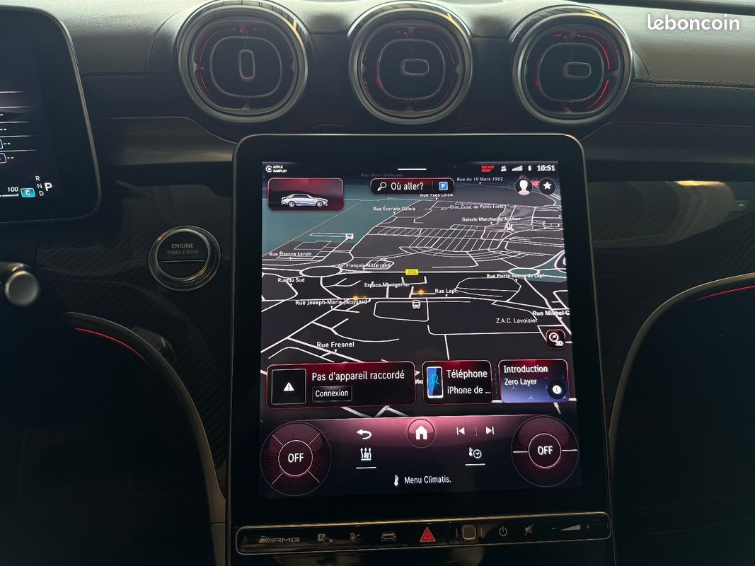 MERCEDES CLASSE C AMG 63 S E Performance 9G-Tronic 4Matic+ ORIGINE FRANCE - 1ERE MAIN (image 17)