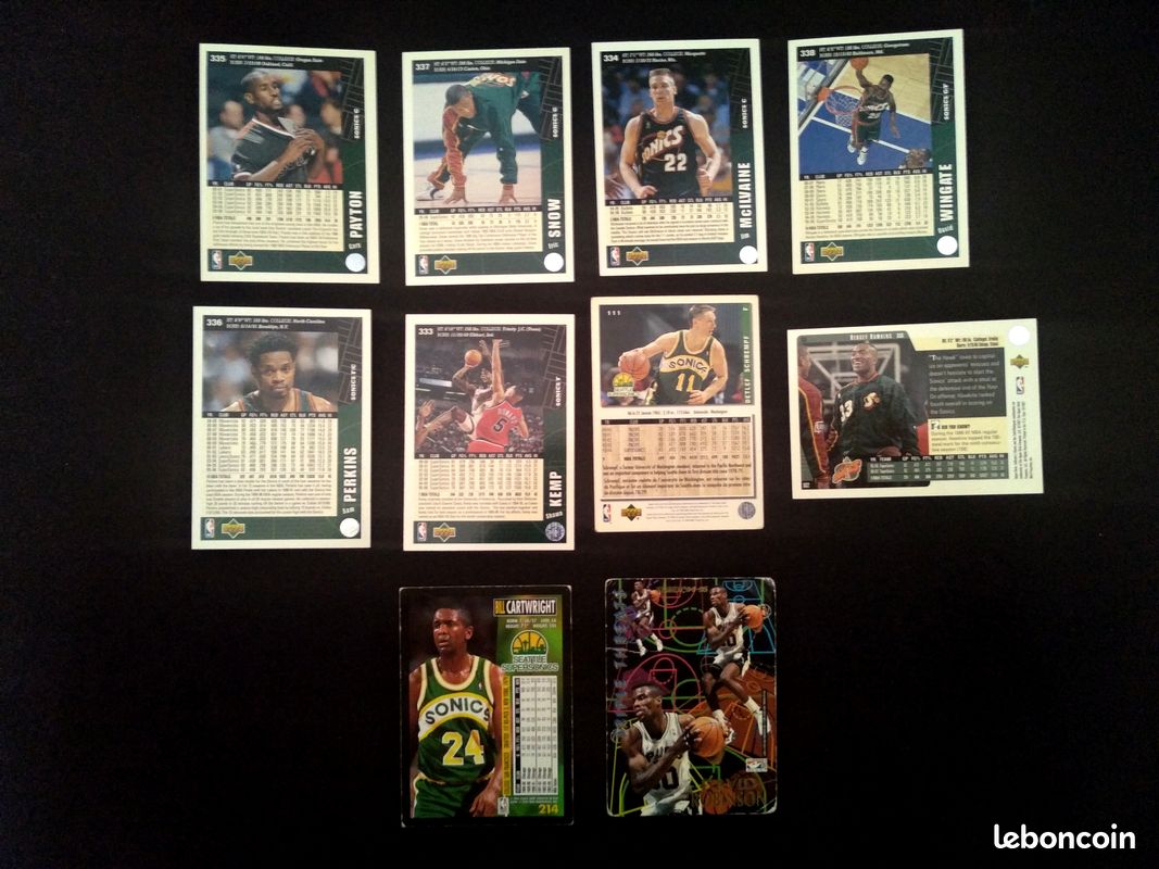 Seattle Sonics cartes NBA (image 2)